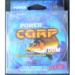 Рибальська волосінь DrAGON Power Carp, 100м., діаметр 0,30мм